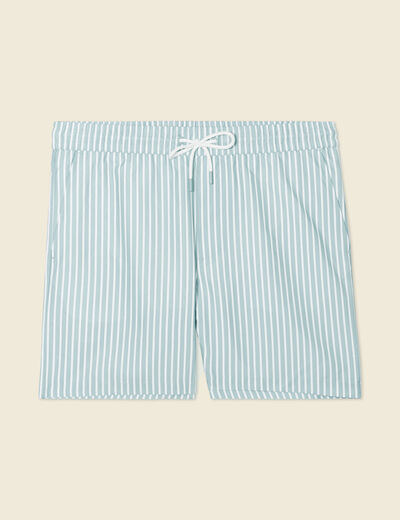 Short de bain bleu gris homme