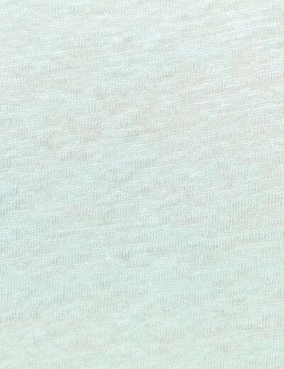 T-shirt éco-responsable vert pastel femme
