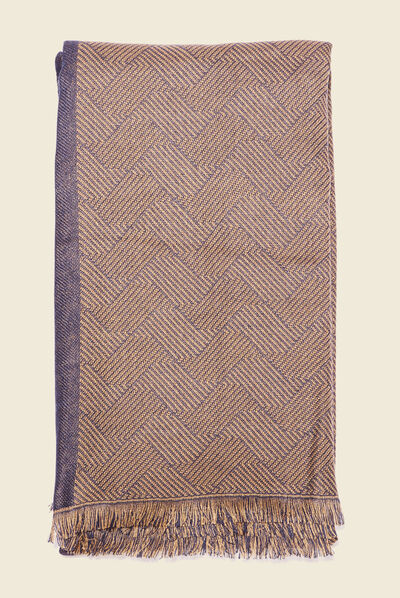 Foulard jaune moutarde homme