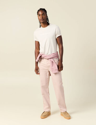 T-shirt manches courtes gris homme