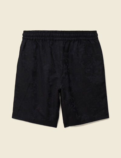 Bermuda noir homme