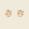 Boucles d'oreilles clous couleur or femme