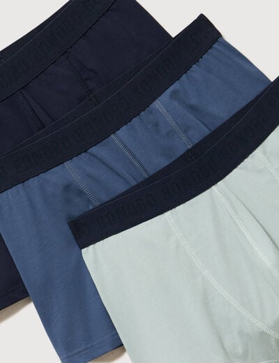 Lot de 3 boxers vert clair homme