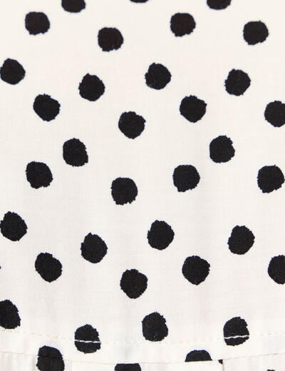 Chemise manches longues blanc femme