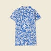 Blouse manches courtes bleu femme