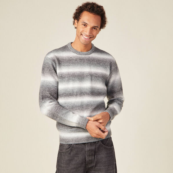 pull eco responsable gris homme Pull éco-responsable gris homme