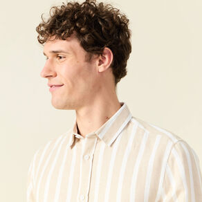 Chemise éco-responsable sable homme