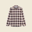 Chemise manches longues bleu marine homme
