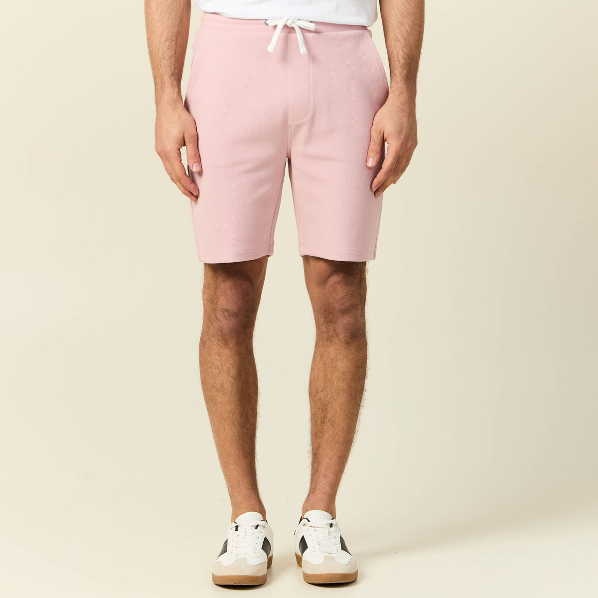 Bermuda rose pastel homme