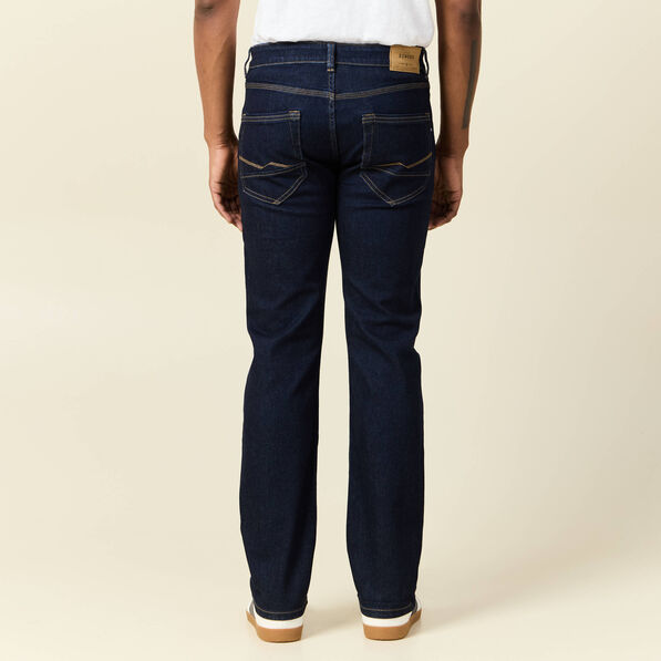Jeans regular éco-responsable denim brut clean homme
