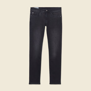 Jeans slim 5 poches denim snow noir homme
