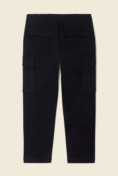 Pantalon battle boucle clip noir homme