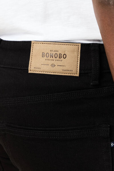 Jeans regular éco-responsable denim noir homme