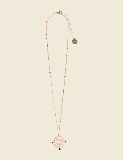 Collier à pendentif couleur or femme