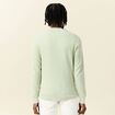 Pull éco-responsable vert clair homme