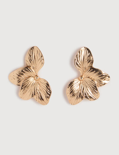 Boucles d'oreilles couleur or femme