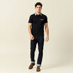 Polo manches courtes noir homme