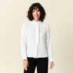 Chemise manches longues blanc femme