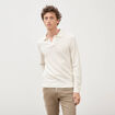 Pull manches longues ecru homme