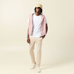 Pantalon jogger élastiqué beige homme