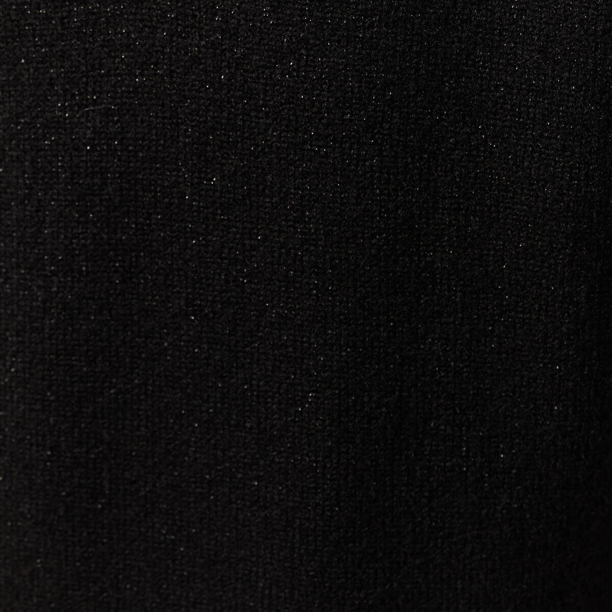 Robe pull fin manches longues noir femme