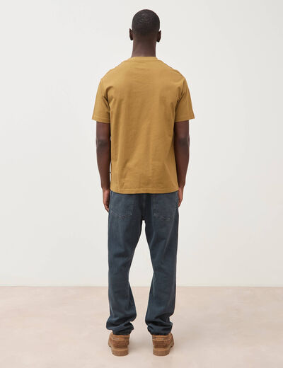 T-shirt en coton camel homme