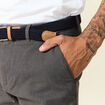 Pantalon chino straight gris foncé homme