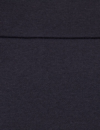 Sweat à capuche bleu marine homme