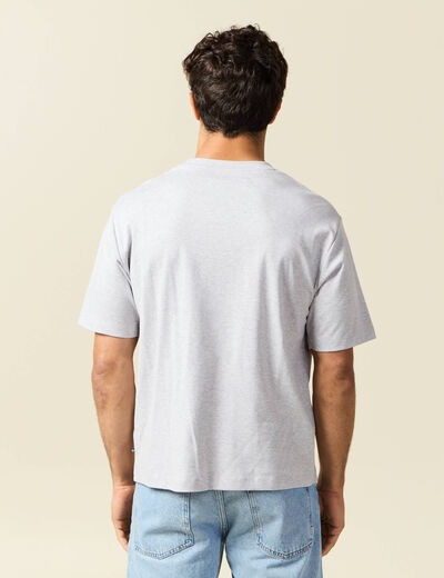 T-shirt manches courtes gris homme