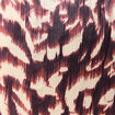 Jupe midi évasée fluide marron femme