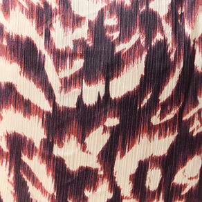 Jupe midi évasée fluide marron femme