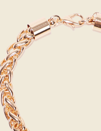 Bracelet chaîne couleur or femme