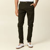 Pantalon slim Instinct chino vert kaki homme