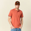 Polo éco-responsable rose homme