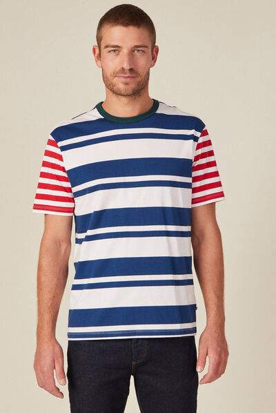 T-shirt éco-responsable ecru homme