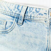 Jeans large taille standard denim snow bleu femme