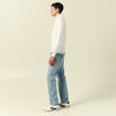 Pull fin col camionneur manches longues ecru homme