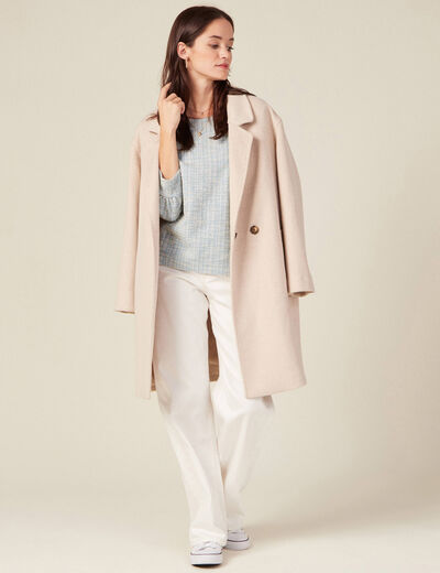 Sweat éco-responsable bleu femme