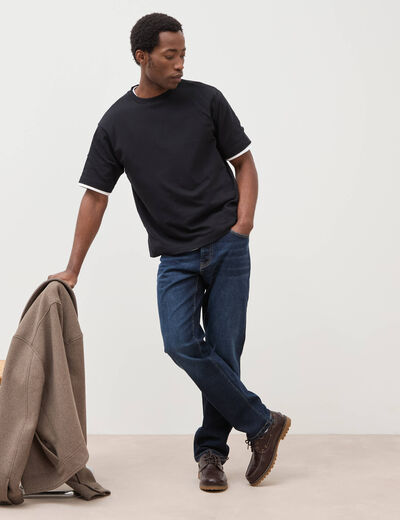 Jeans regular longueur 32 denim brut homme