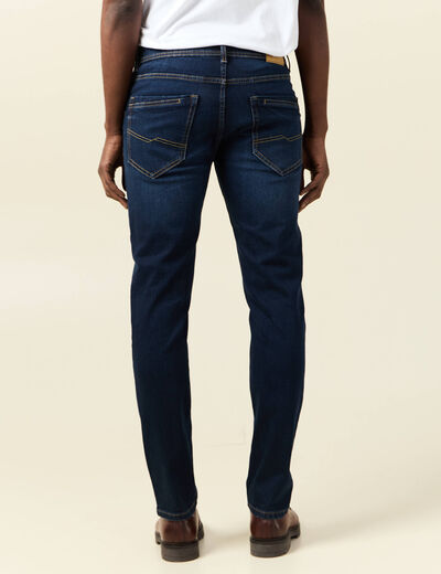 Jeans slim éco-responsable denim brut homme