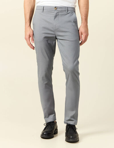 Pantalon slim Instinct chino gris homme