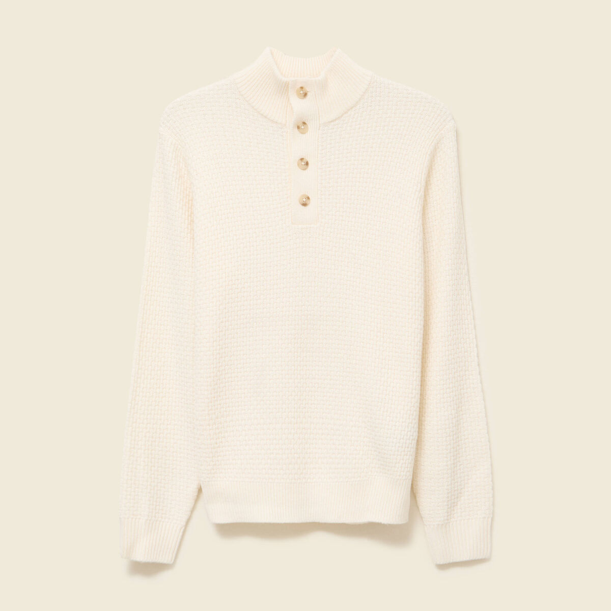 Pull ecru homme