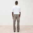 Jeans regular longueur 32 marron homme
