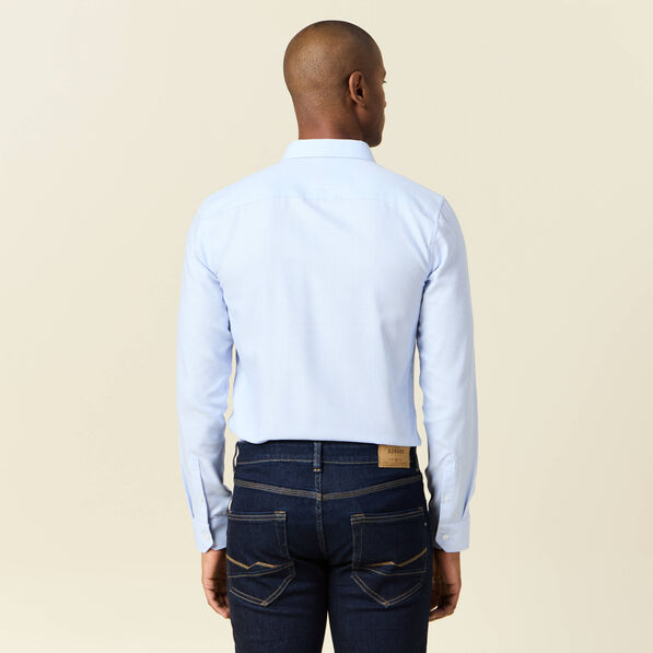 Chemise manches longues bleu ciel homme