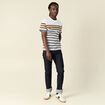T-shirt manches courtes ecru homme