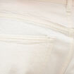 Bermuda en jean coton denim blanc homme