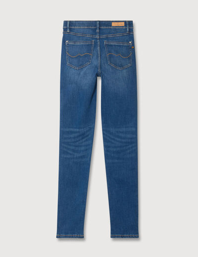 Jeans slim taille haute denim stone femme