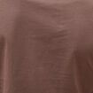 T-shirt manches courtes marron fonc&eacute; femme
