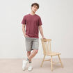 T-shirt manches courtes vieux rose homme