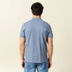 Polo éco-responsable bleu foncé homme